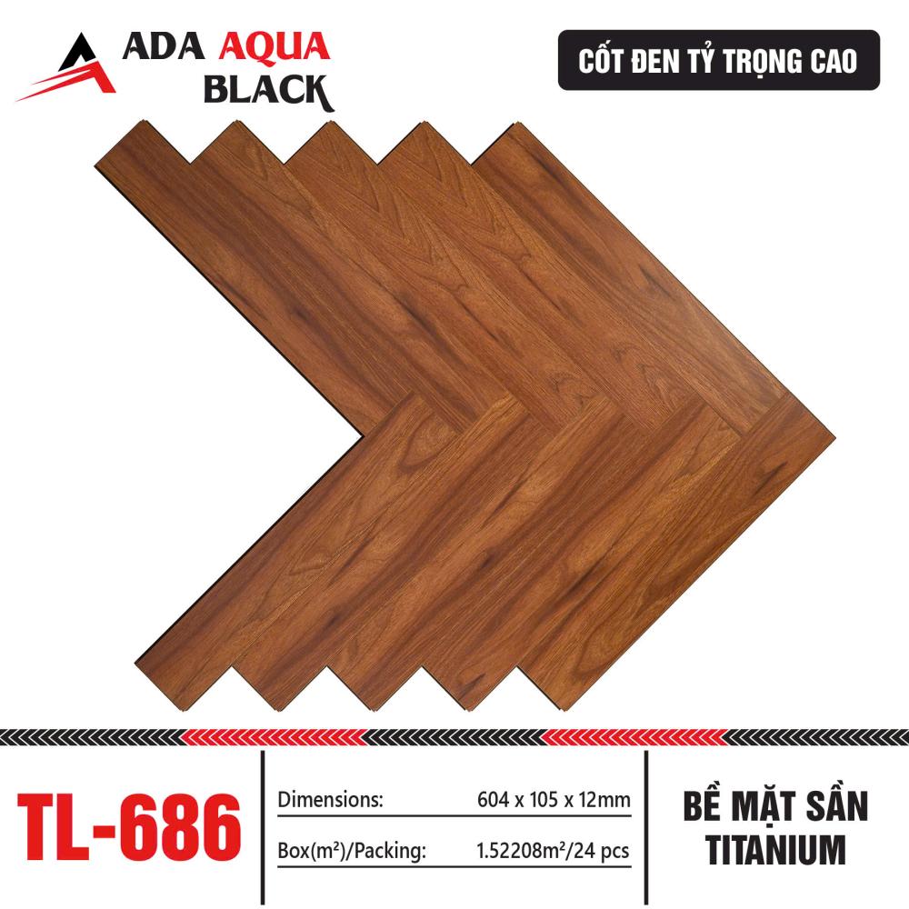 SÀN GỖ XƯƠNG CÁ CỐT ĐEN TL-686