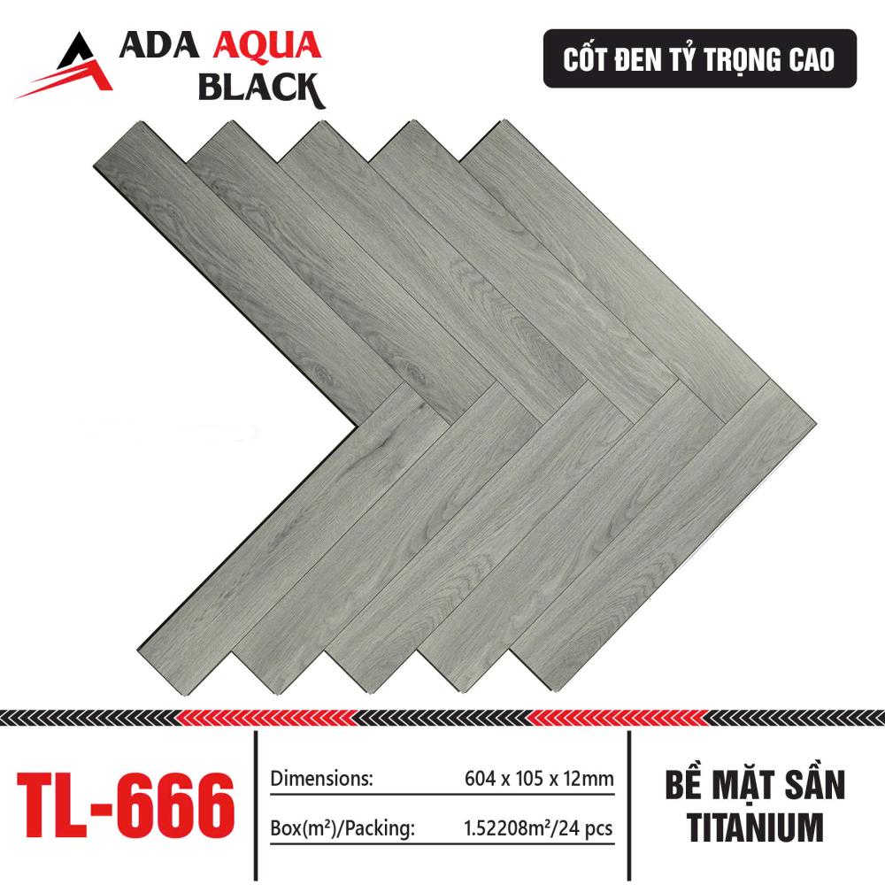 SÀN GỖ XƯƠNG CÁ CỐT ĐEN TL666