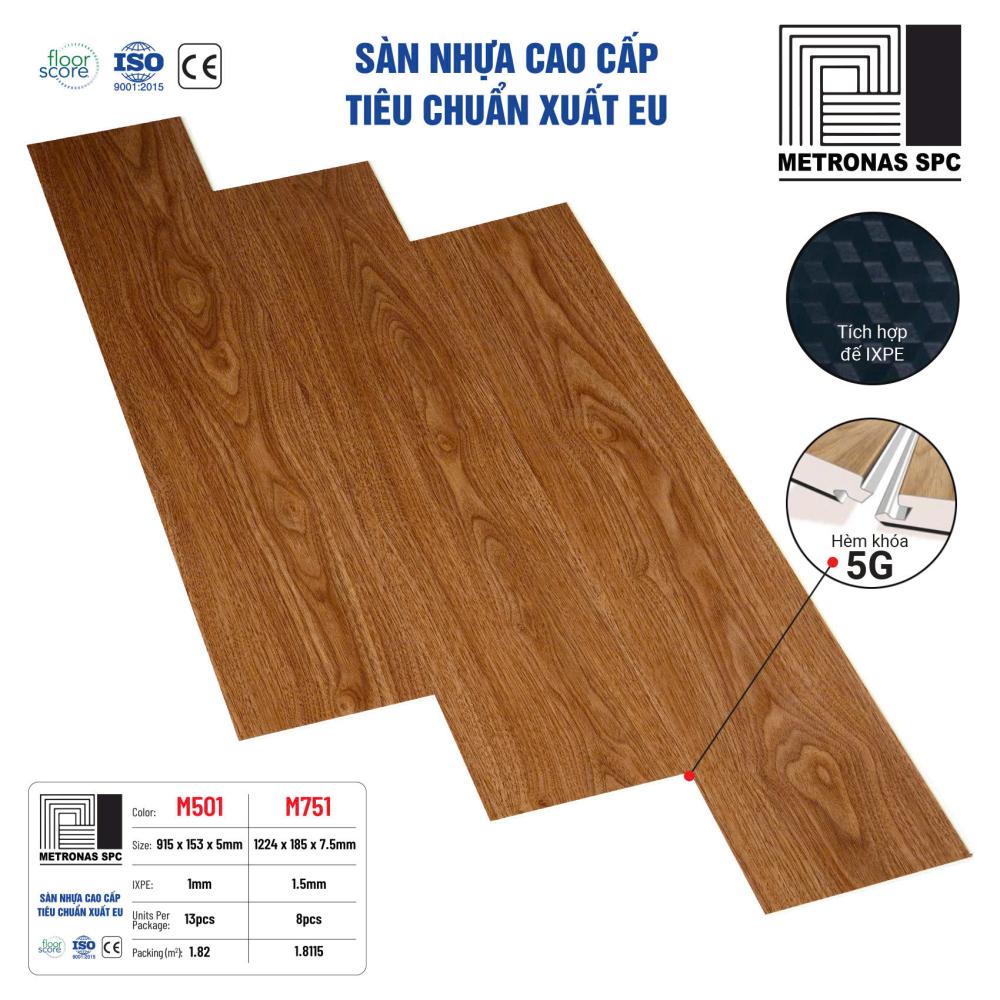 SÀN NHỰA METRONAS DÀY 5-7,5MM