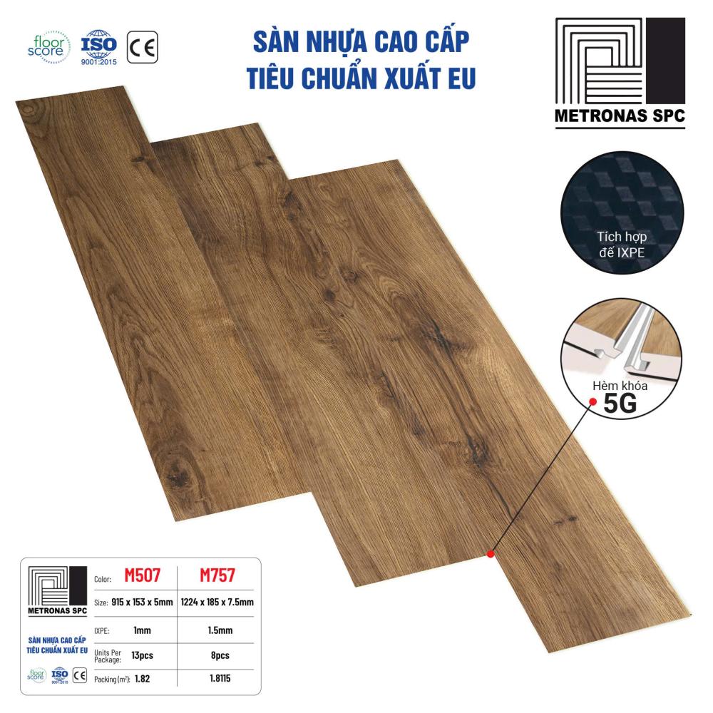 SÀN NHỰA METRONAS DÀY 5-7,5MM